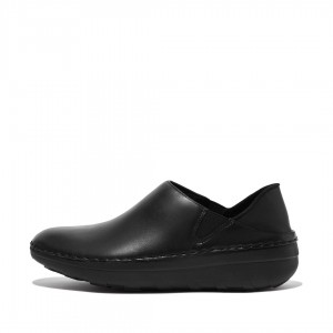 Fitflop Super Loafer Werk Shoes Slip Ons Dames Zwart | NL-HAS-908153